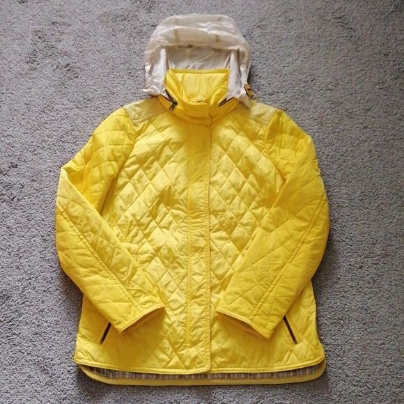 Coach Quilted Leather Accent Hooded Jacket - Picture 2 of 16